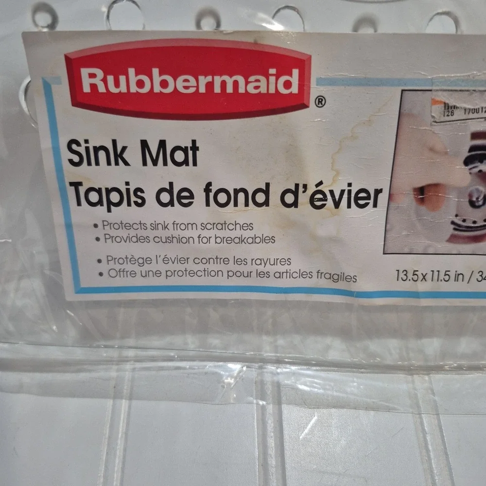 Rare Vintage 2001 Rubbermaid Sink Protector Rubber Mat 13.5